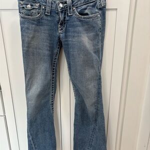 True Religion Light Blue Flare Jeans